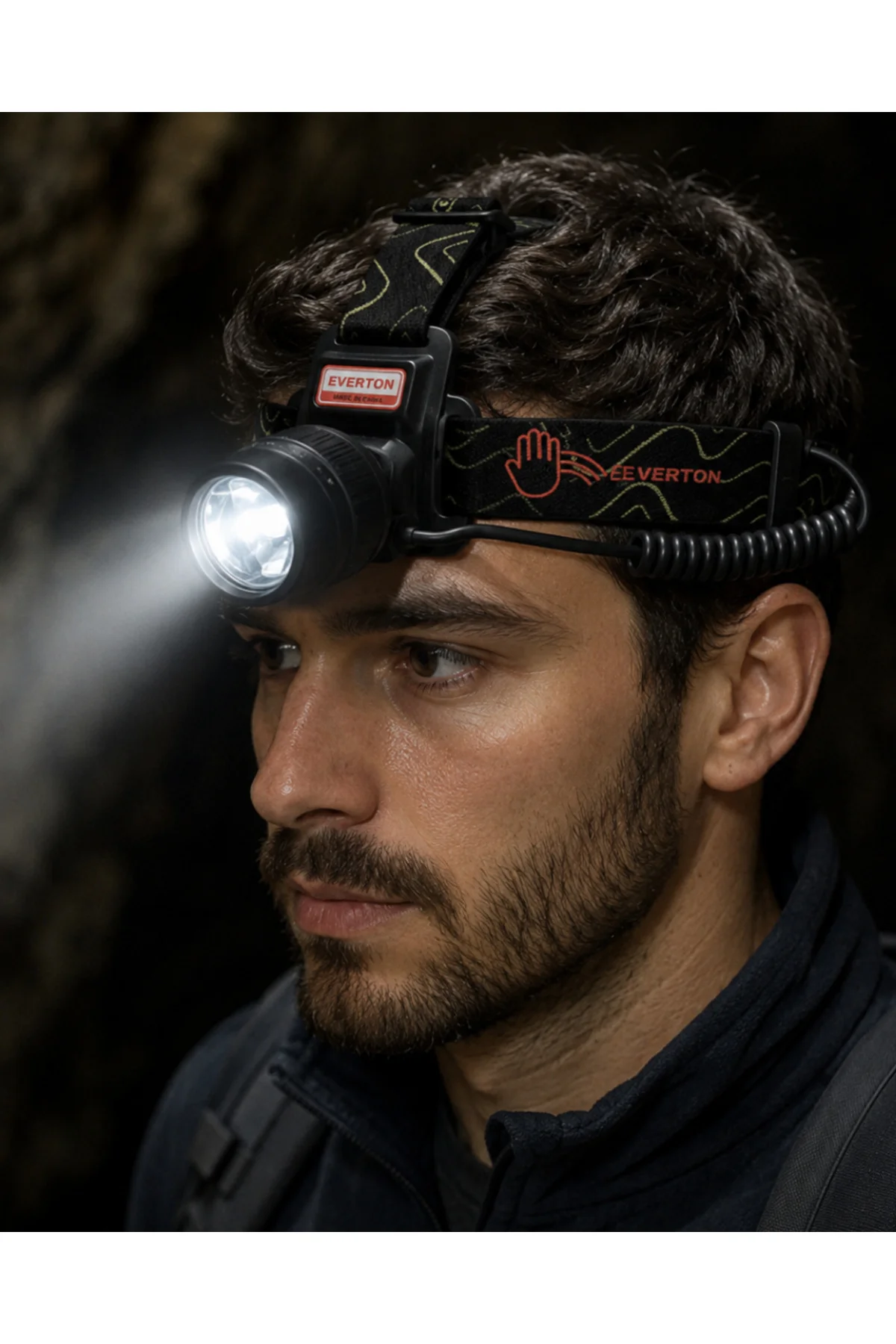 30W LED Kafa Feneri Sensörlü Type C Şarjlı