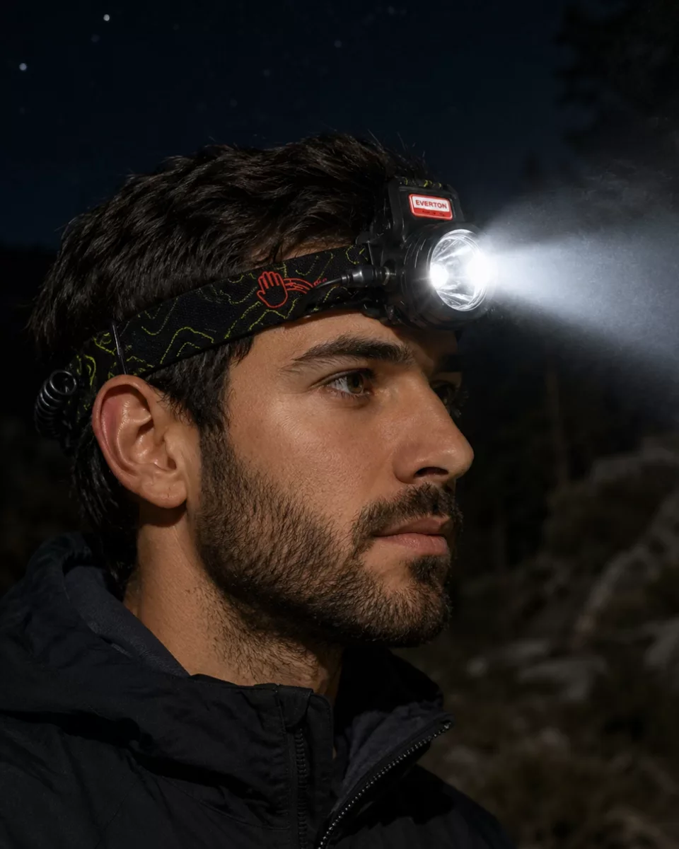 30W Şarjlı Sensörlü LED Kafa Lambası Zoom Özellikli Güçlü Aydınlatma