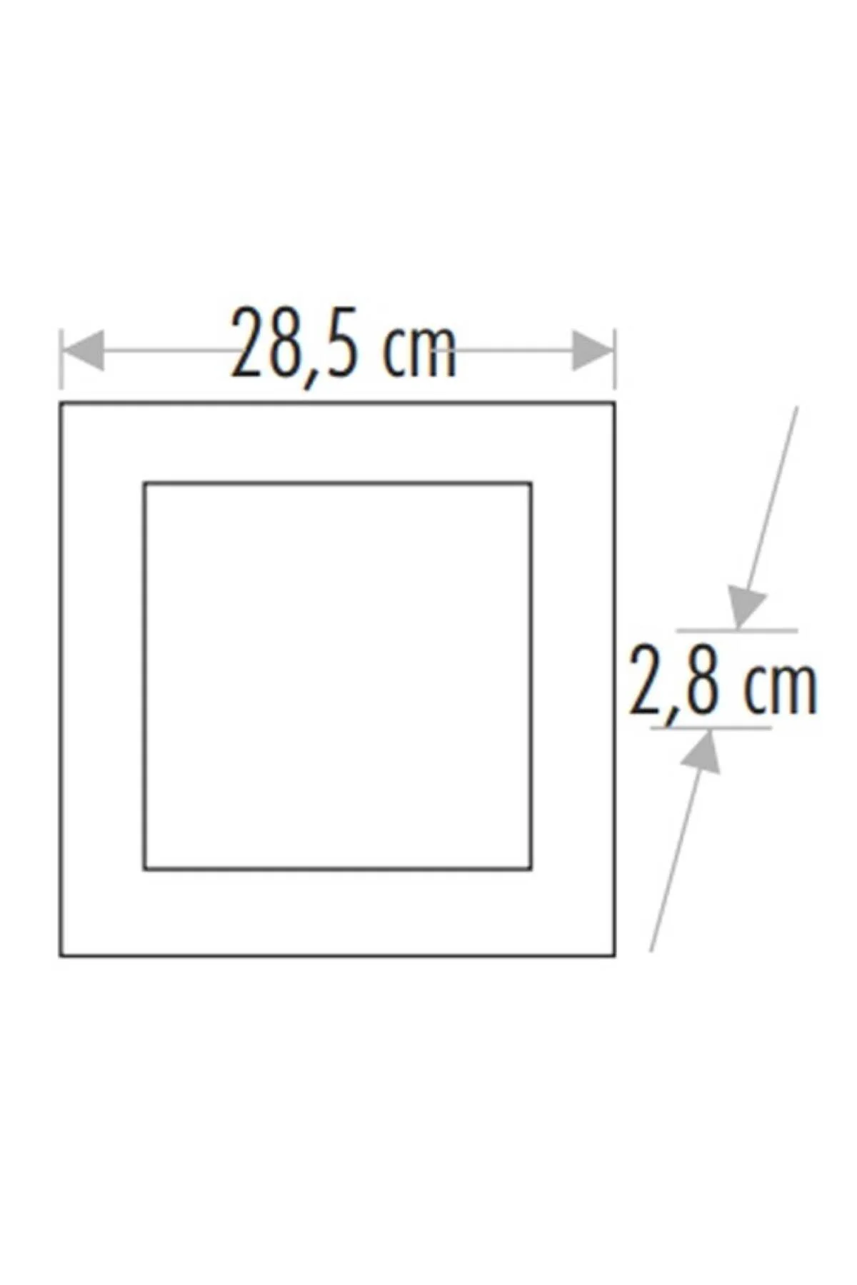 30W Siva Üstü Led Panel (Kare) (Beyaz) CAT CT-5274B - Görsel 2