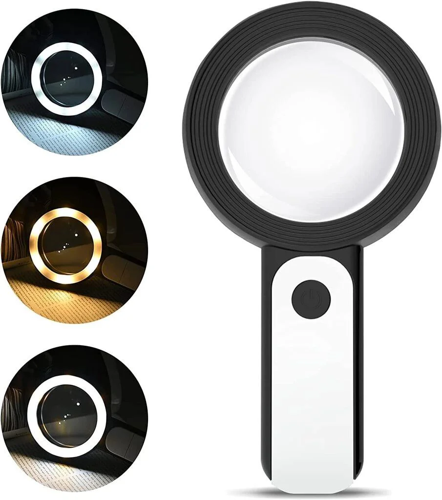 30x Büyüteç 18 LED Işıklı Çift Katmanlı Optik Cam Taşınabilir Okuma Büyüteci Fiyatı, Yorumları ve Özellikleri
