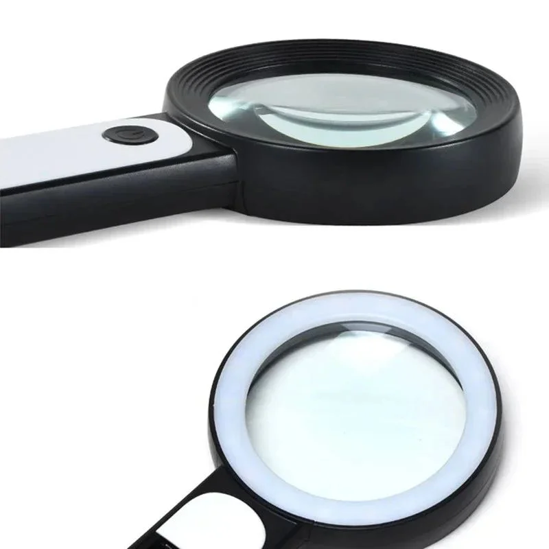 30x Büyüteç 18 LED Işıklı Çift Katmanlı Optik Cam Taşınabilir Okuma Büyüteci Fiyatı, Yorumları ve Özellikleri