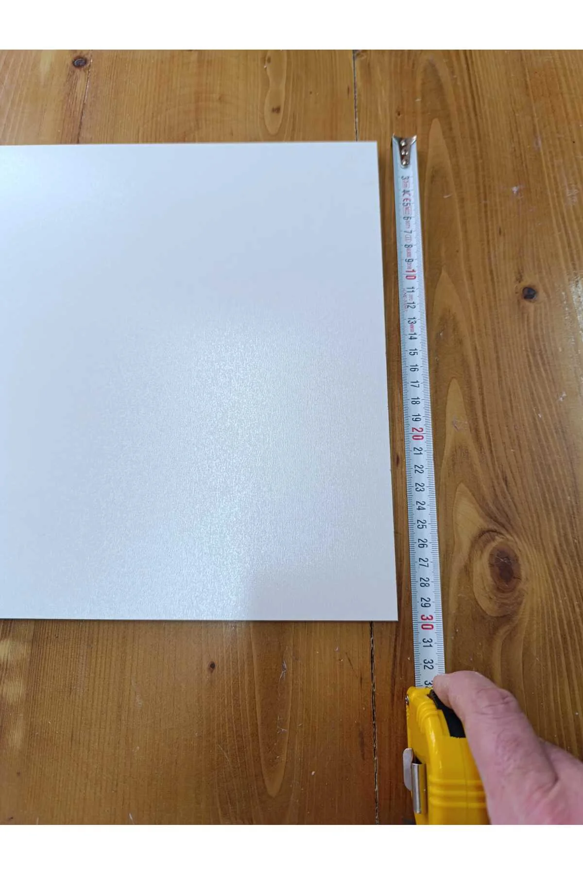30x30 Cm Beyaz Pasta Altlığı ve Dekoratif Çok Amaçlı MDF Panel - 