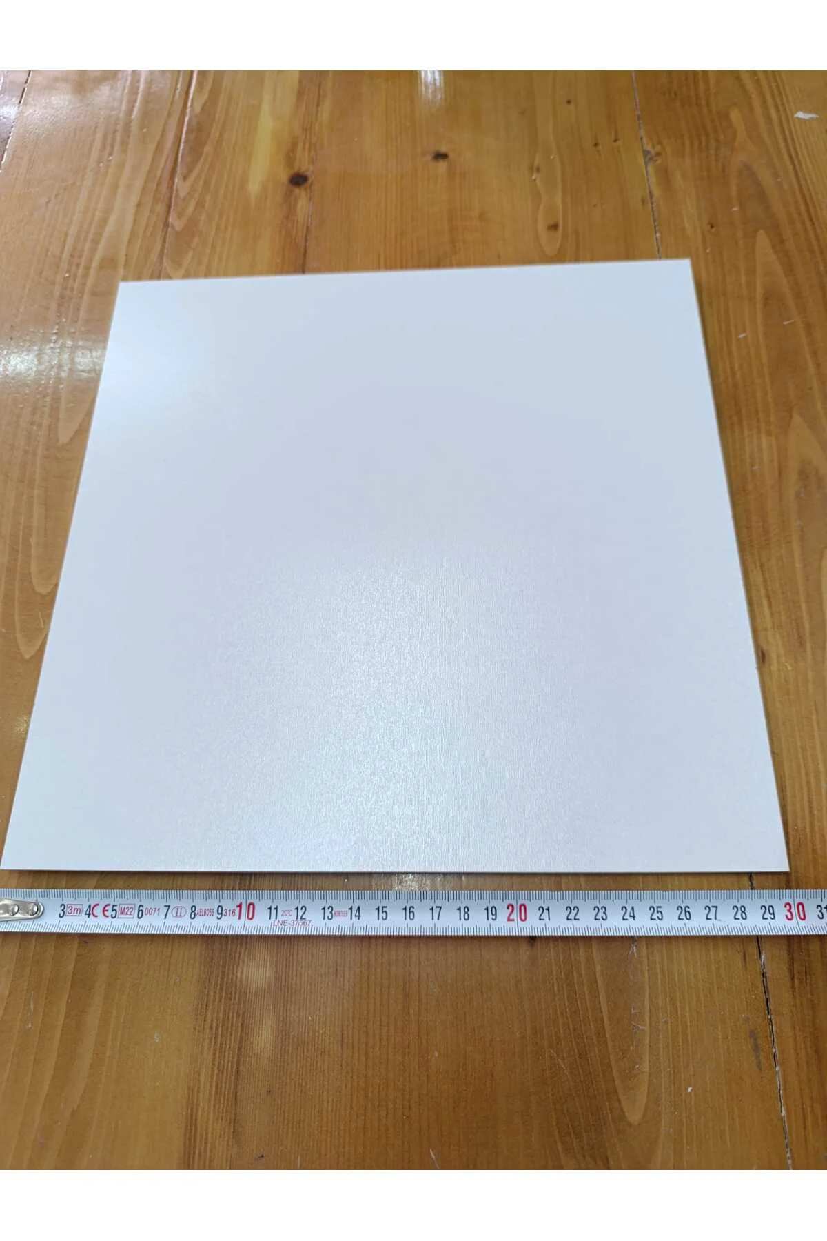 30x30 Cm Beyaz Pasta Altlığı ve Dekoratif Çok Amaçlı MDF Panel - 
