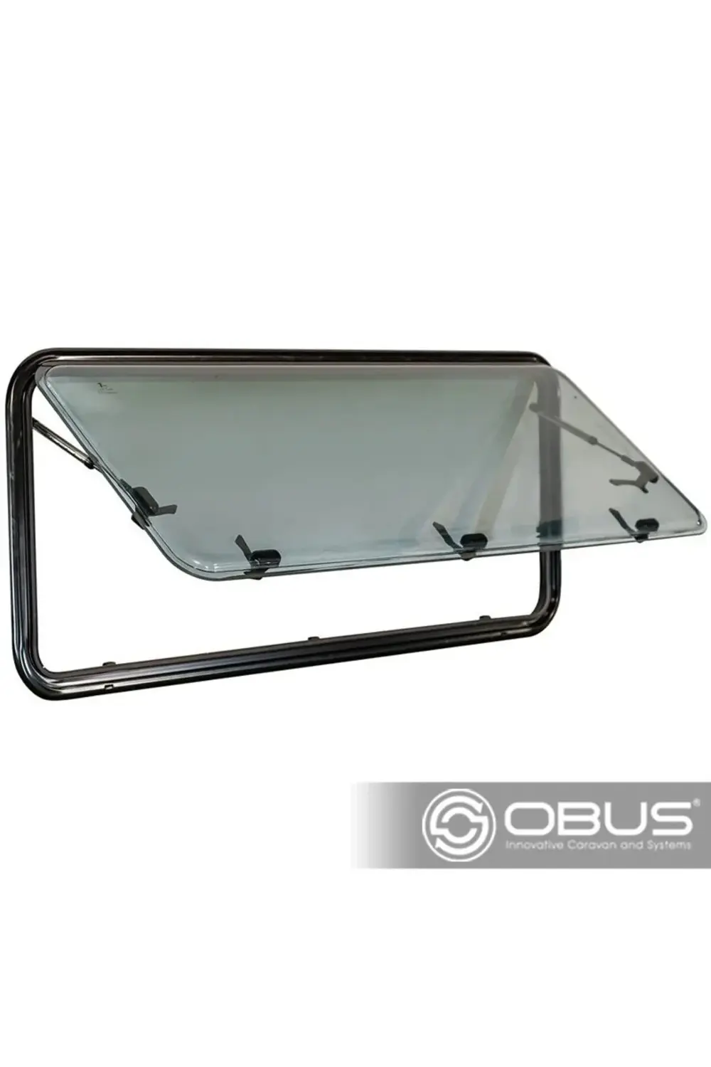 30x50 cm Amortisörlü Karavan Penceresi (Güneşlik+Sineklik) Bej Çe