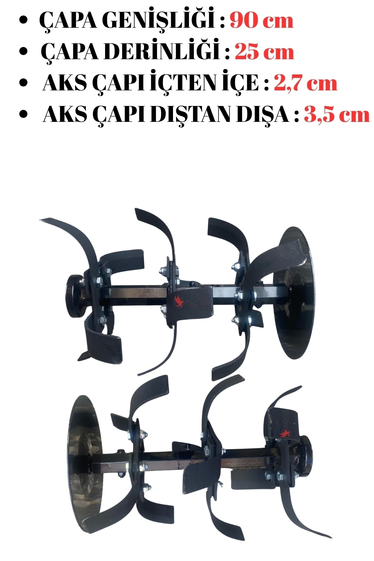 310 Dizel Çapa Makinesi Marşlı Farlı 7 Hp (Teker Takımlı)