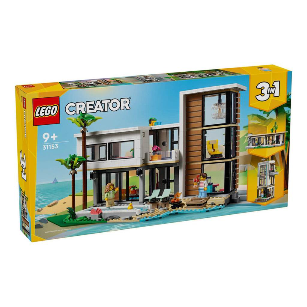 31153 Creator 3ü1 arada Modern Ev 939 parça +9 yaş 31153 Creator 3ü1 arada Modern Ev 939 parça +9 yaş