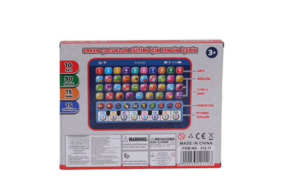 312-11 KUTULU TÜRKÇE TABLET 312-11 KUTULU TÜRKÇE TABLET