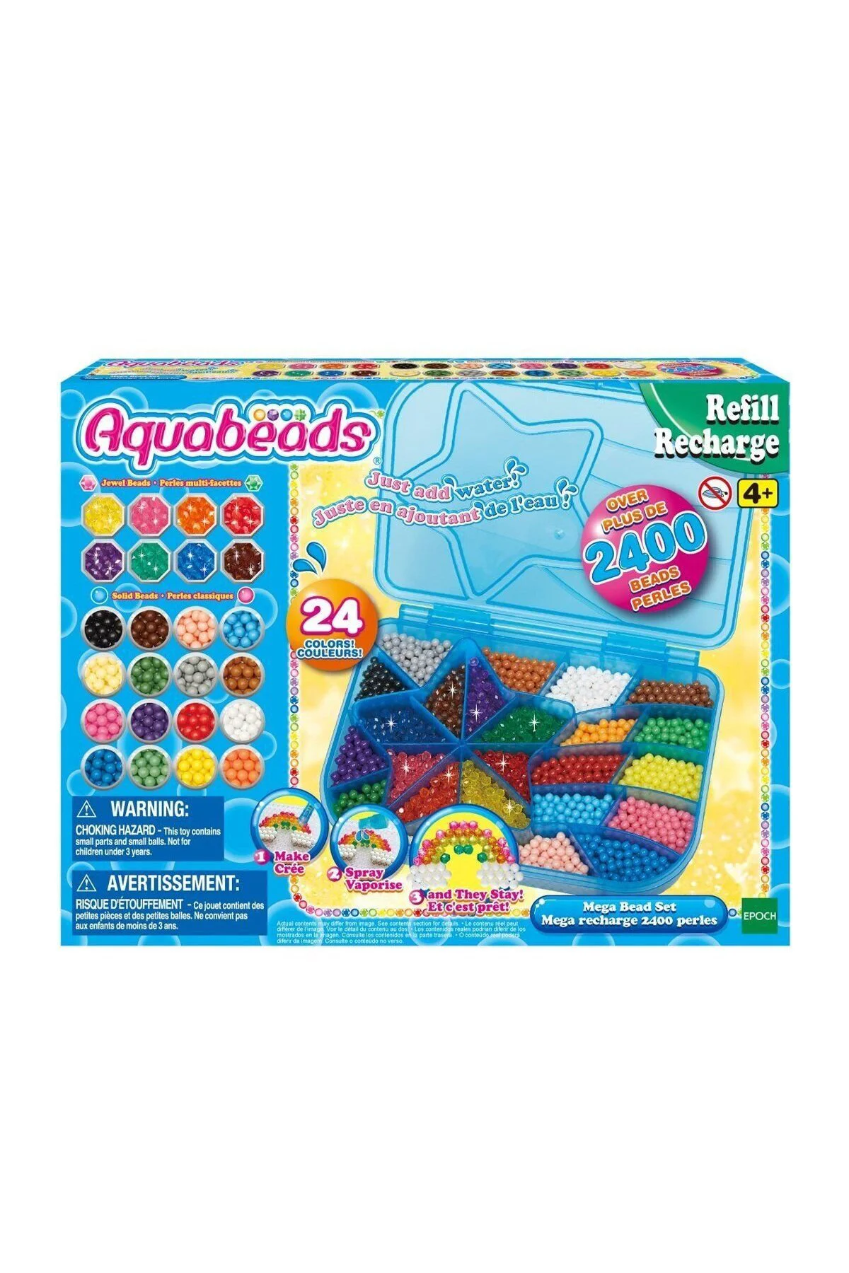 31502 Epoch AquaBeads Mega Boncuk Seti, 800 parça +4 yaş