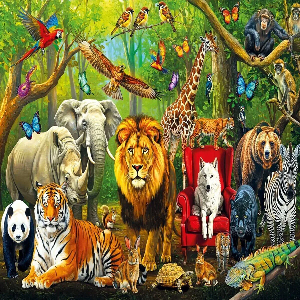 31504 FOREST ANIMALS 100 PARÇA PUZZLE Fiyatı, Yorumları ve Özellikleri