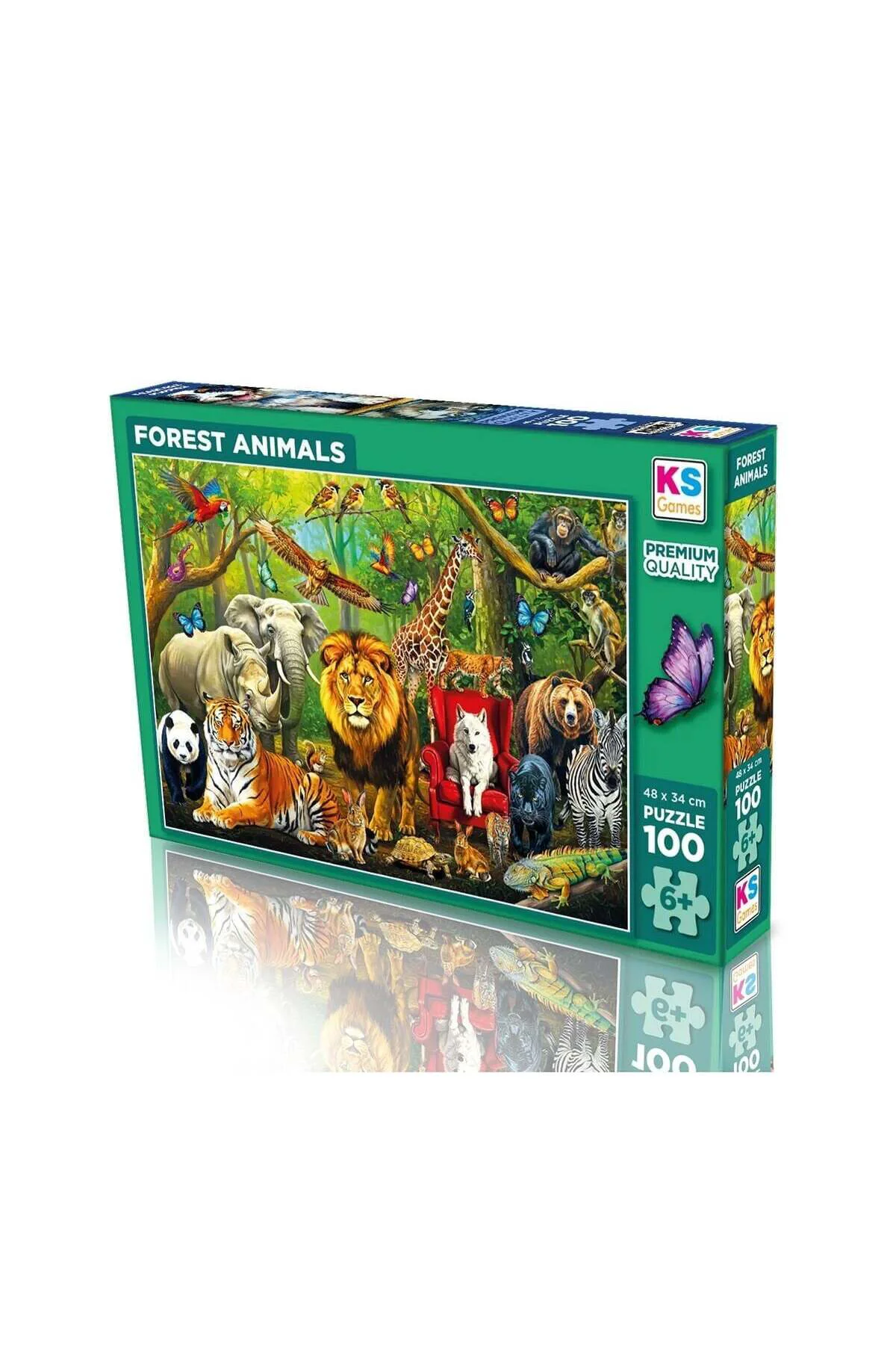 31504 Forest Animals 100 Parça Puzzle