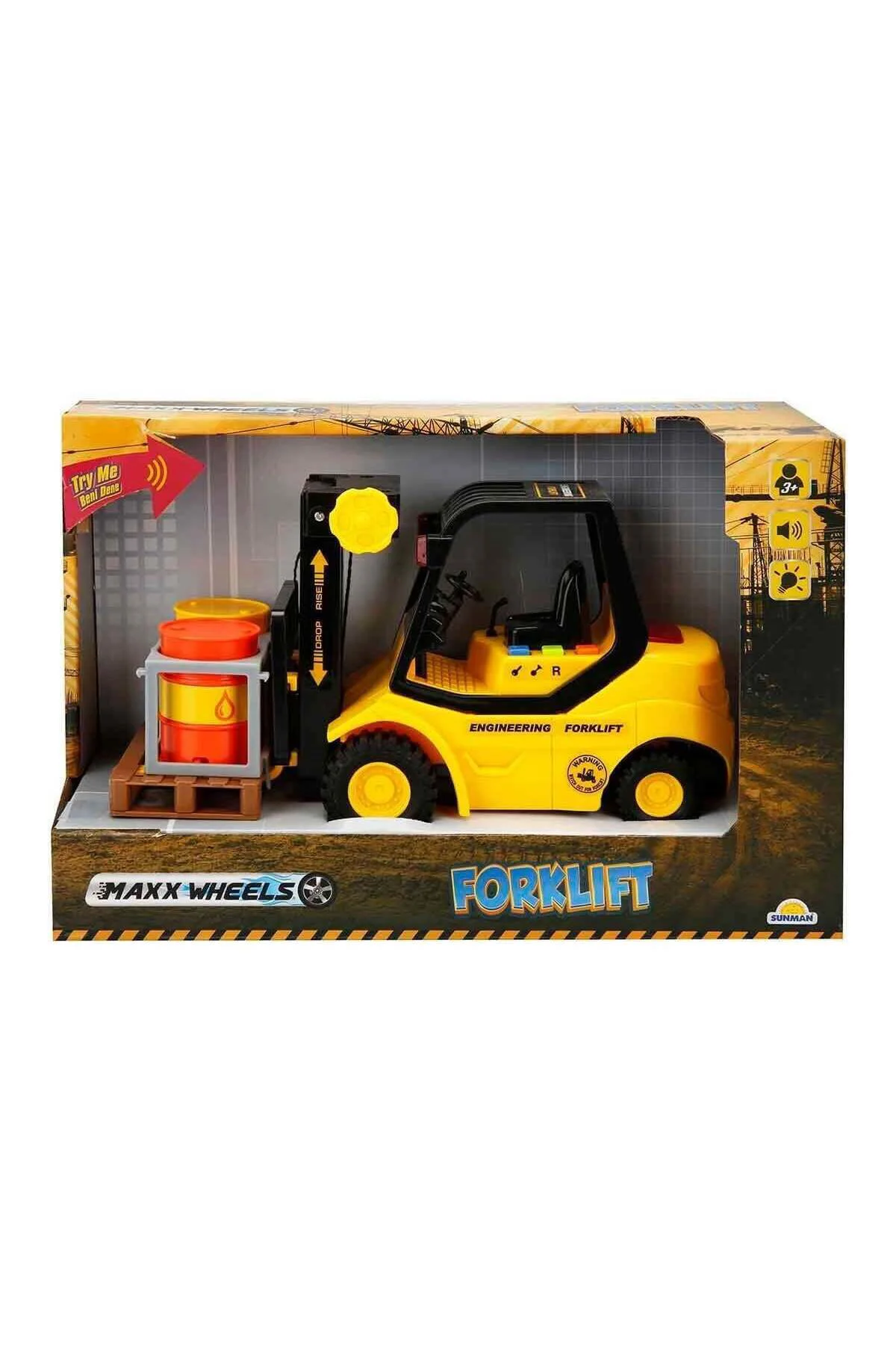 3151 Sun-Yfn-Mxx-1 16 Forklift Ses Işik 24Cm Fr 2A
