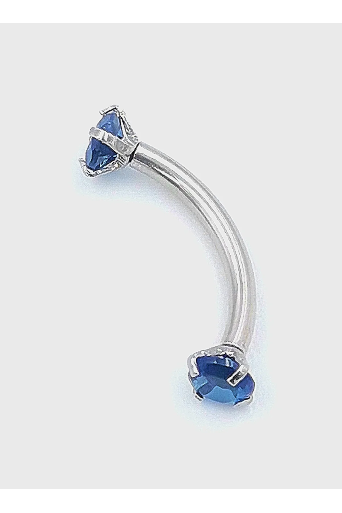 316 L Çelik Zirkon Taşlı Lüks Piercıng
