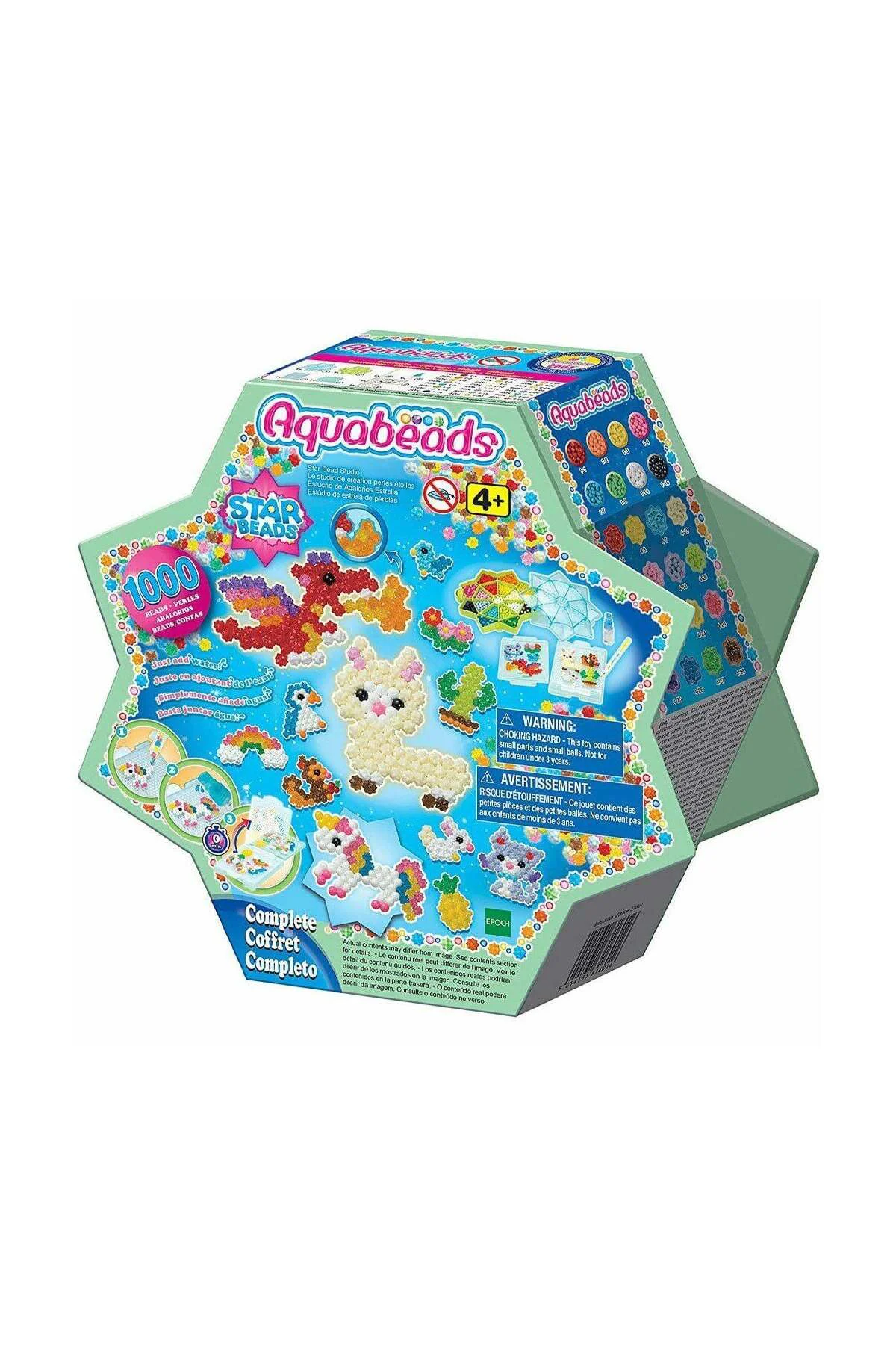31601 Aquabeads Starbead Başlangıç Seti 1000 Parça Boncuk +4 Yaş