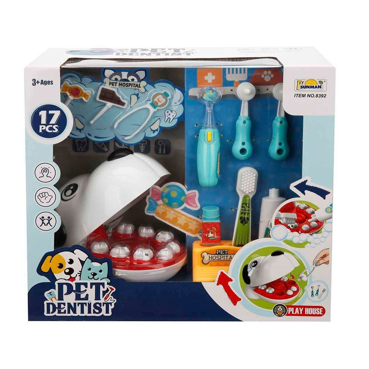 3162 Veteriner Diş Hekimi Seti 17 Parça