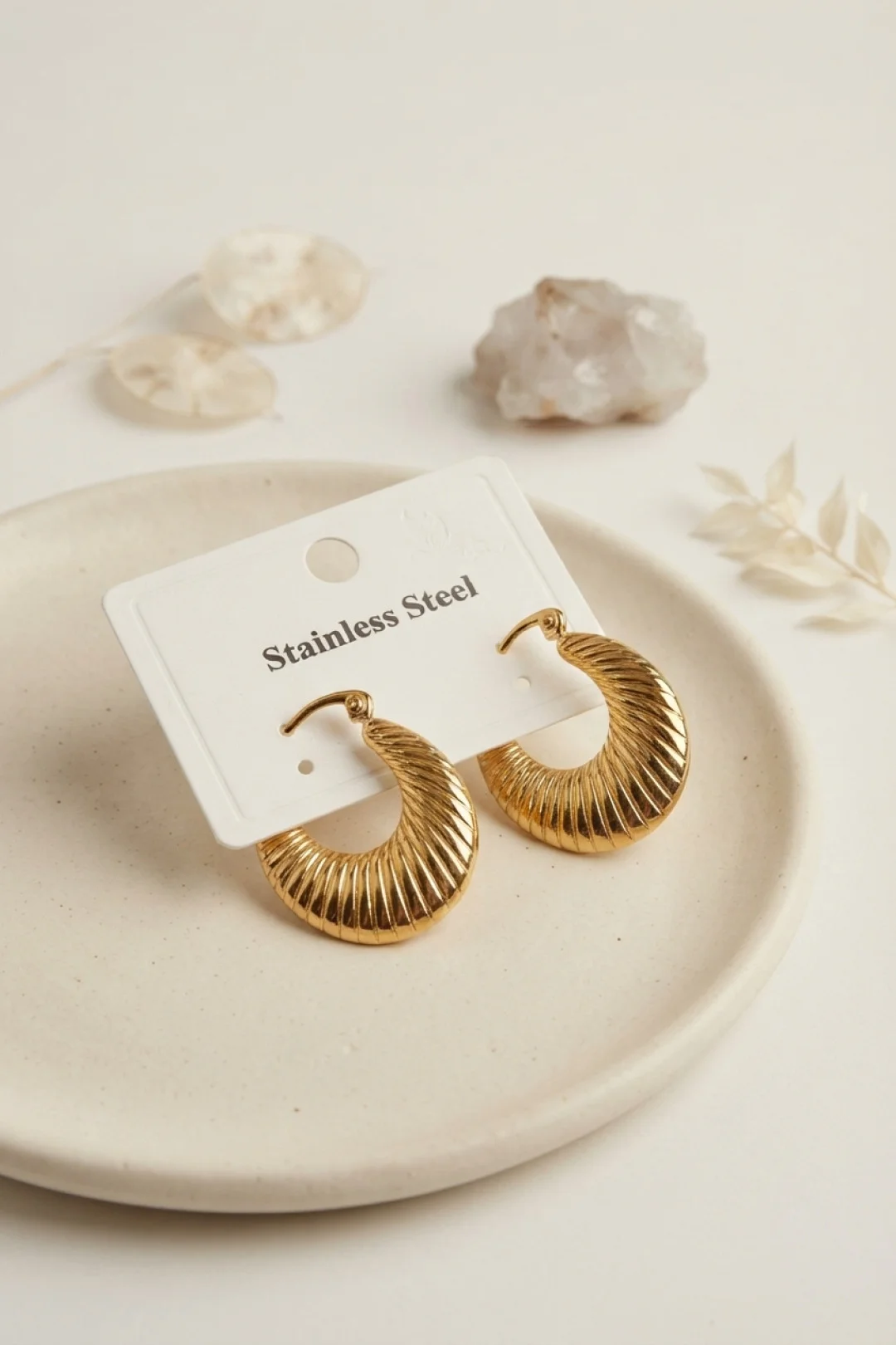 316L Çelik Gold Renk Halka Model Küpe TJ-BKP12021 Fiyatı, Yorumları ve Özellikleri