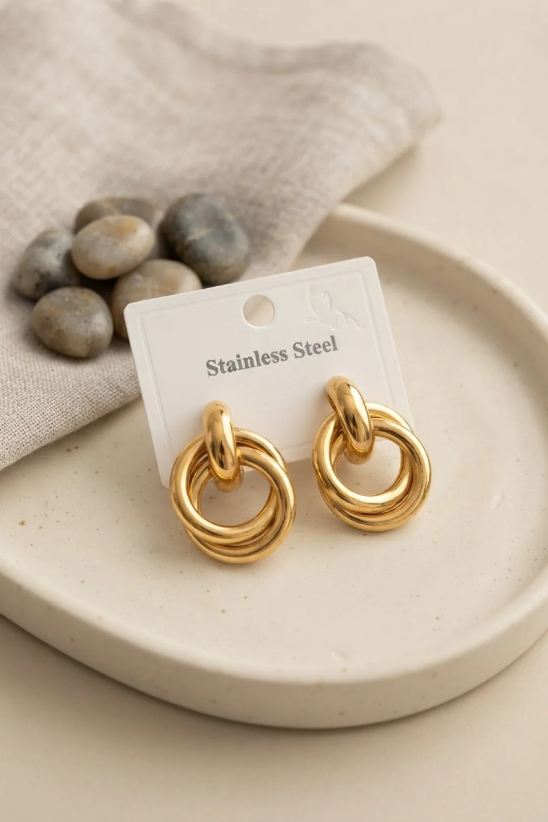 316L Çelik Gold Renk Halka Model Küpe TJ-BKP12023 Fiyatı, Yorumları ve Özellikleri