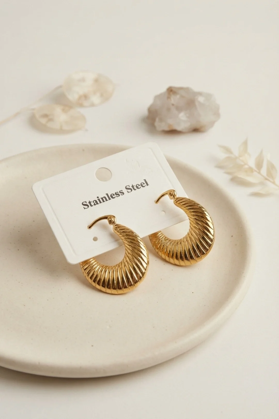316L Çelik Gold Renk Halka Model Küpe Fiyatı, Yorumları ve Özellikleri