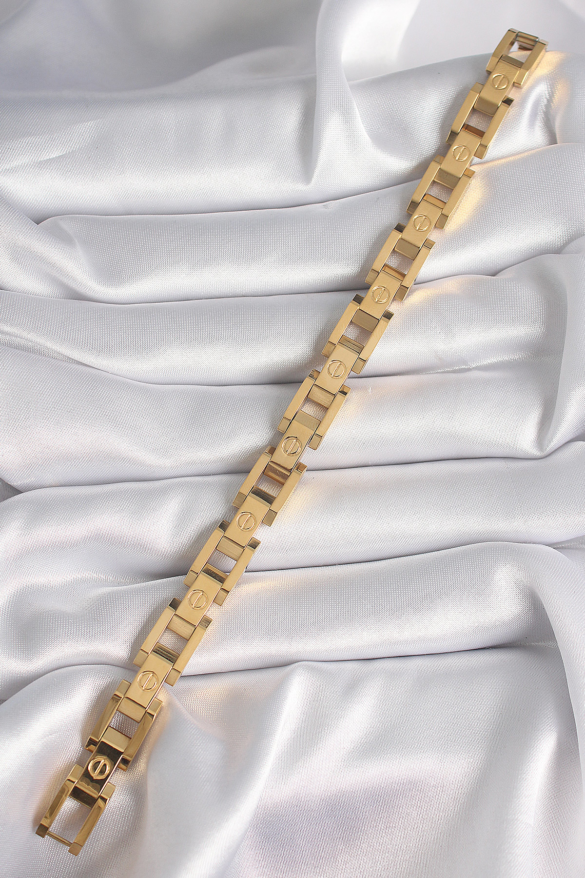 Stillove 316L Çelik Gold Renk Unisex Bileklik Sl9431