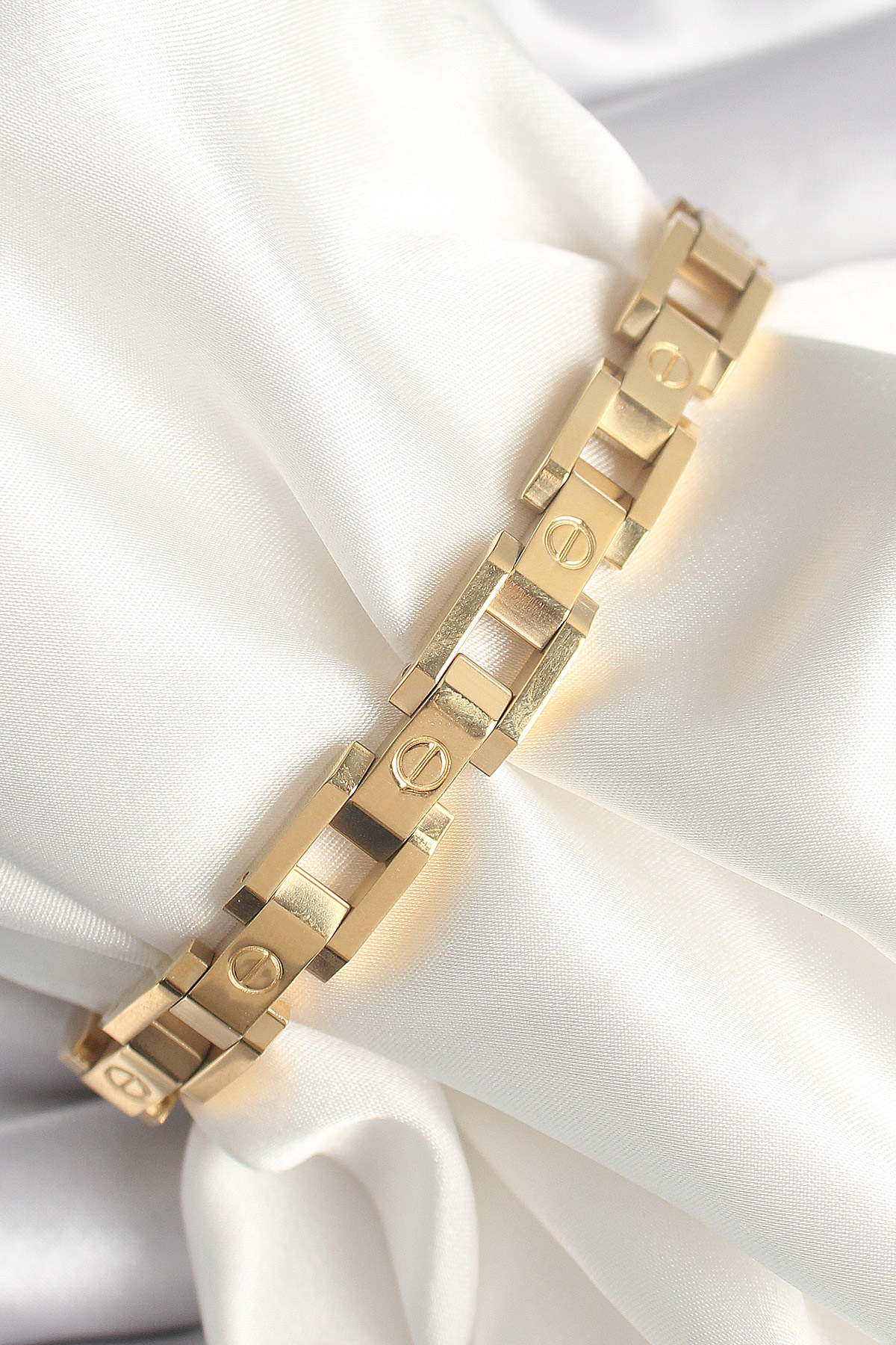 Stillove 316L Çelik Gold Renk Unisex Bileklik Sl9431