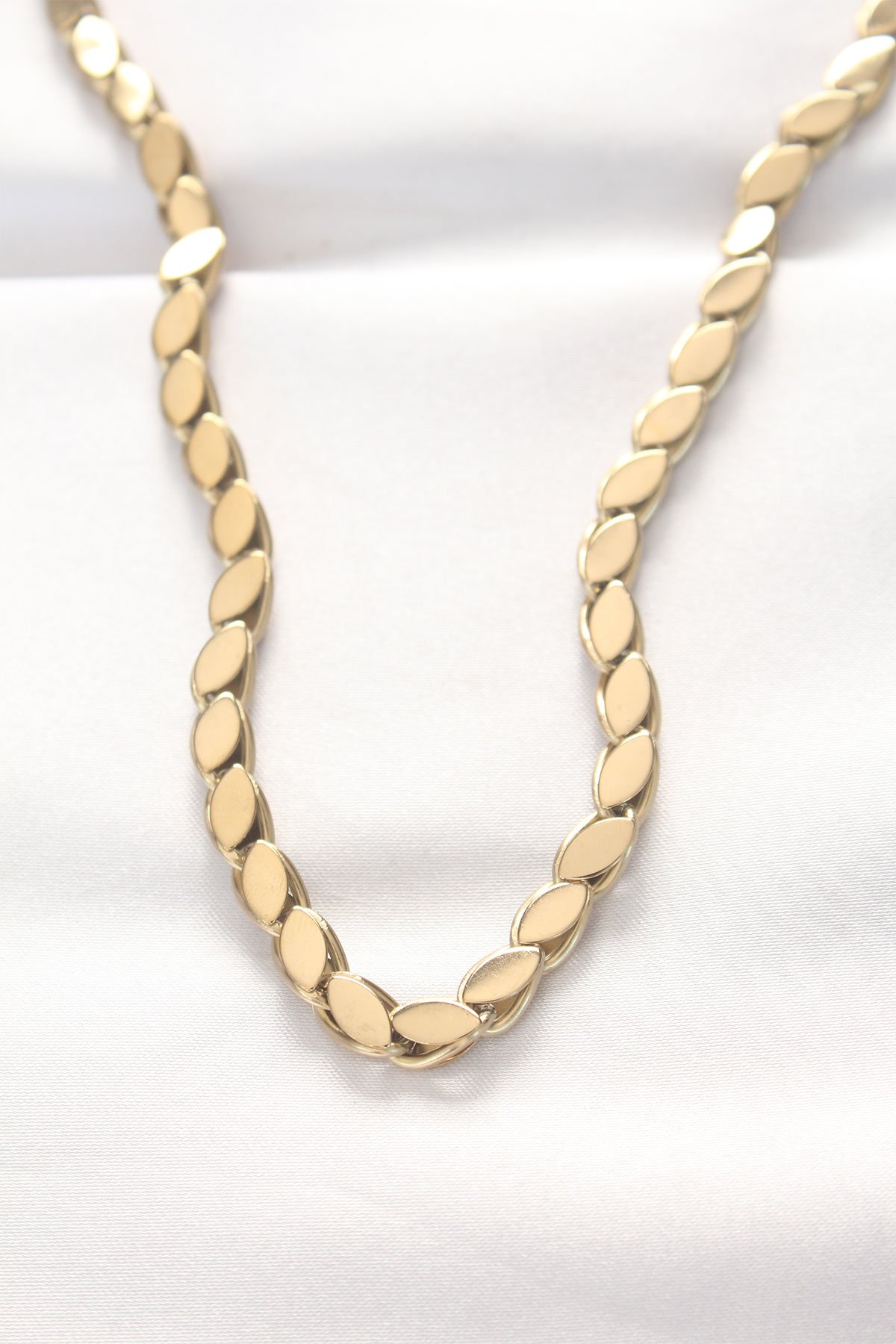316L Çelik Gold Renk Arpa Tasarımlı Kolye - TJ-BKO8531 316L Çelik Gold Renk Arpa Tasarımlı Kolye - TJ-BKO8531