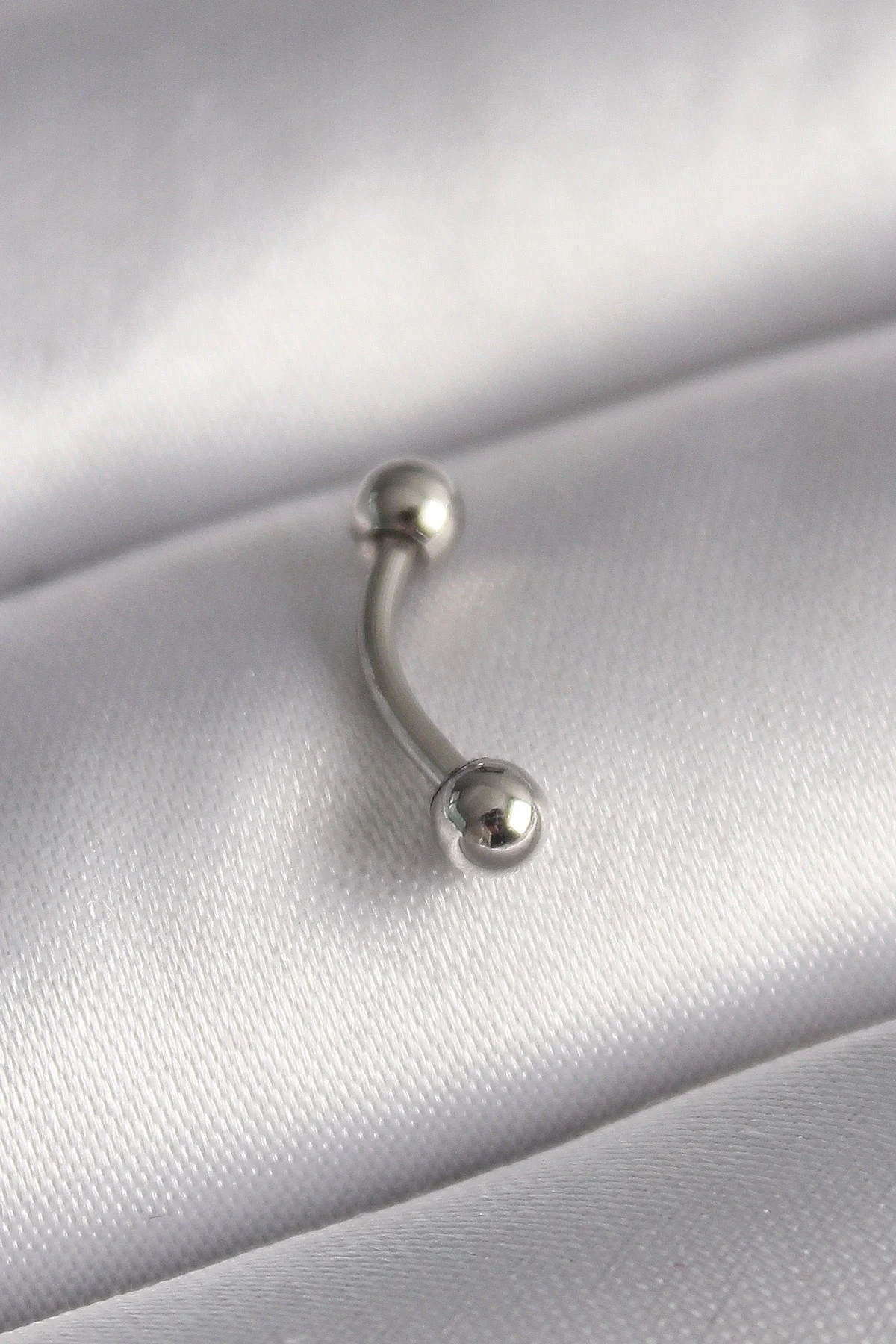 316L Çelik Gümüş Renk Topçuk Model Piercing 5886 - Paslanmaz ve Dayanıklı