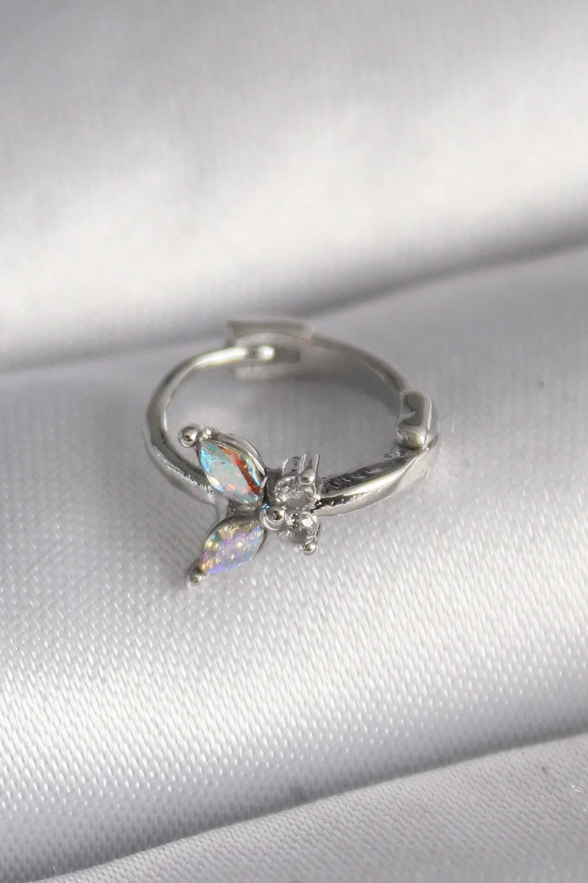316l Çelik Gümüş Renk Zirkon Taşlı Model Tragus Piercing - Tj-pr1327 Diğer