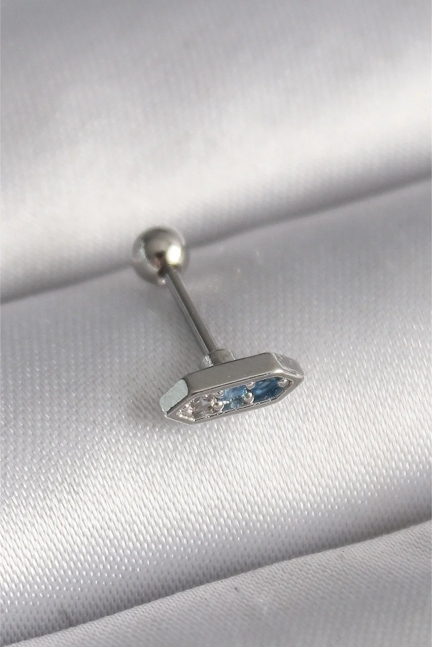 316l Çelik Gümüş Renk Mavi Zirkon Taşlı Tragus Piercing Diğer Fiyatı, Yorumları ve Özellikleri