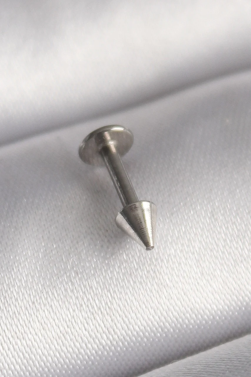 316l Çelik Gümüş Renk Çivi Model Piercing Tj-pr1370 Diğer