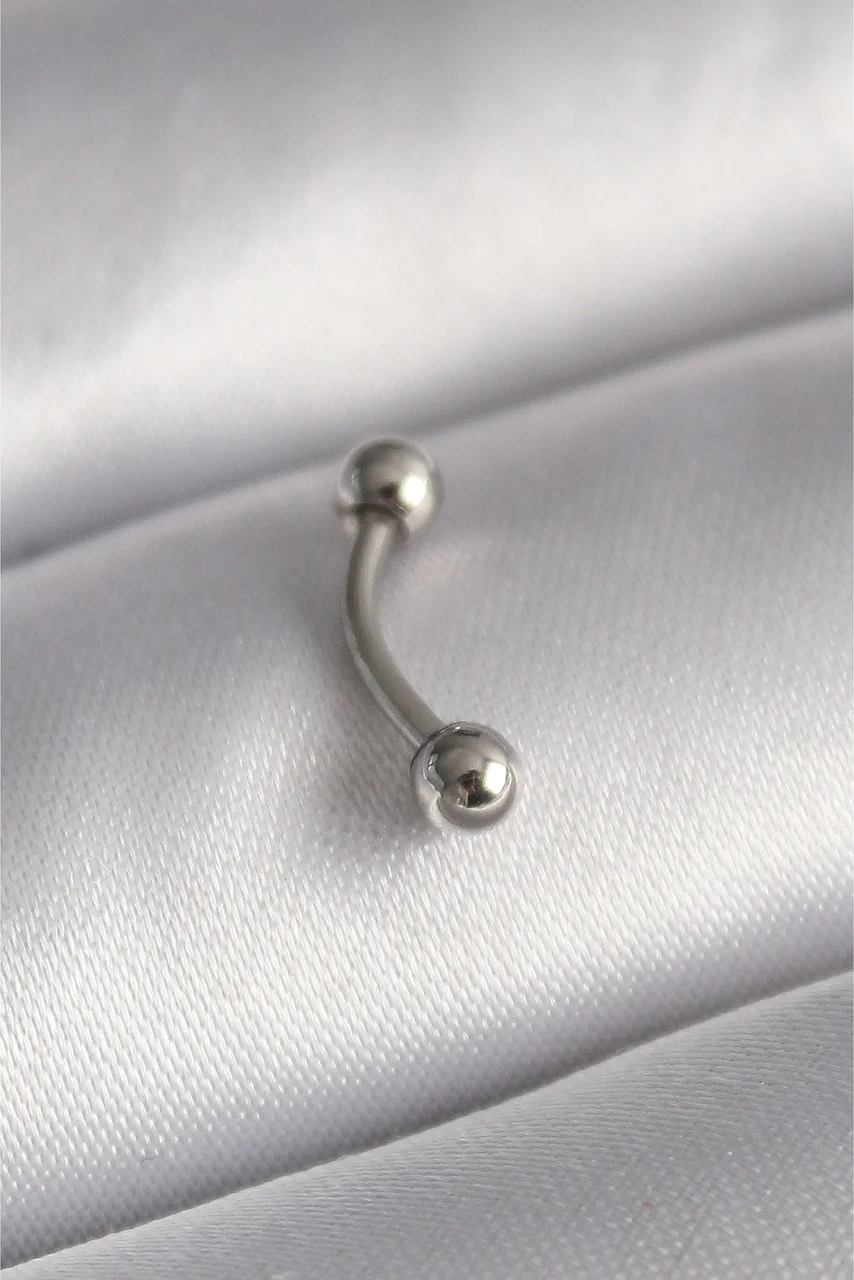 316l Çelik Gümüş Renk Topçuk Model Piercing Diğer