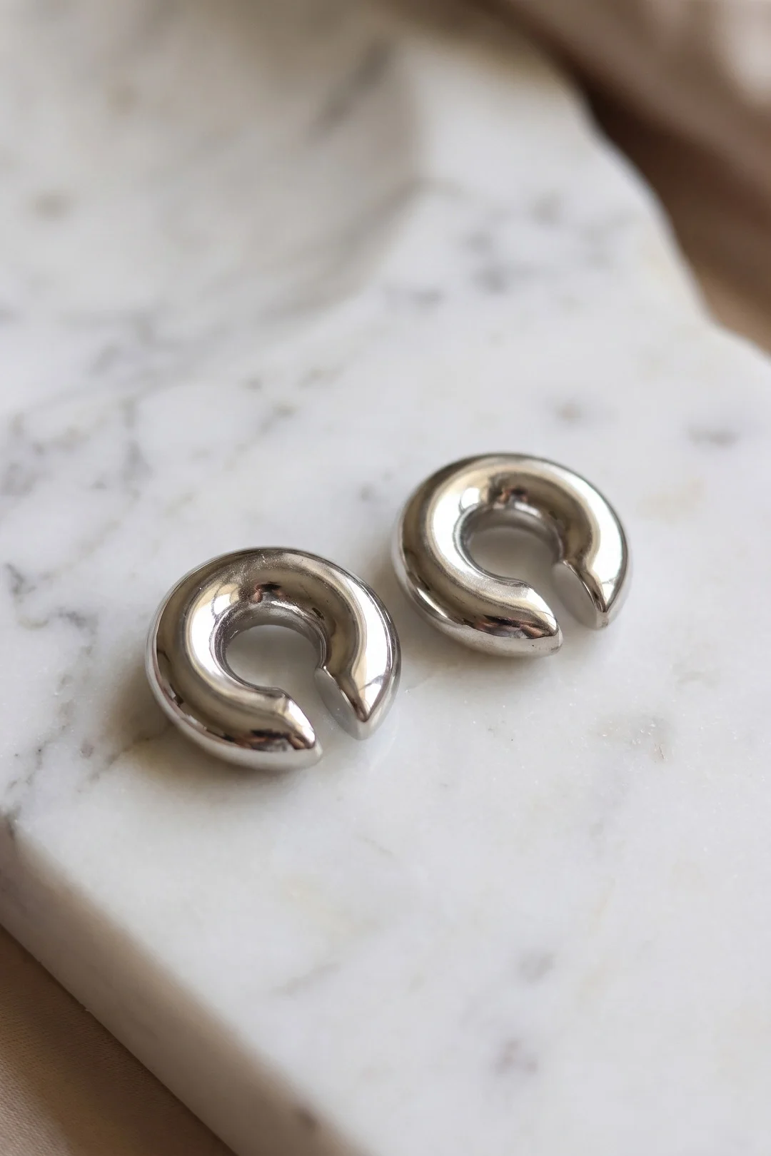 316L Çelik Gümüş Renk Çiftli Earcuff Küpe Fiyatı, Yorumları ve Özellikleri
