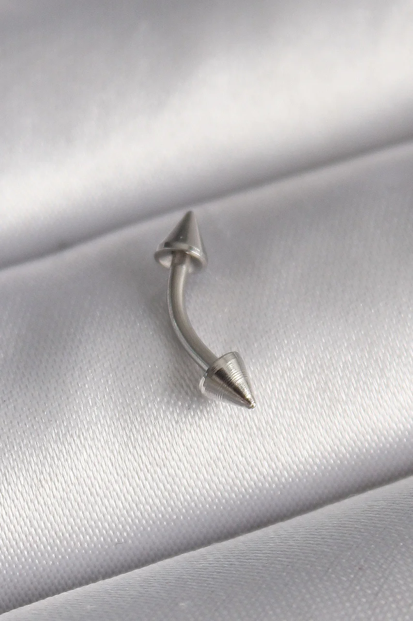 316l Çelik Gümüş Renk Çivi Model Piercing Tj-pr1362 Diğer