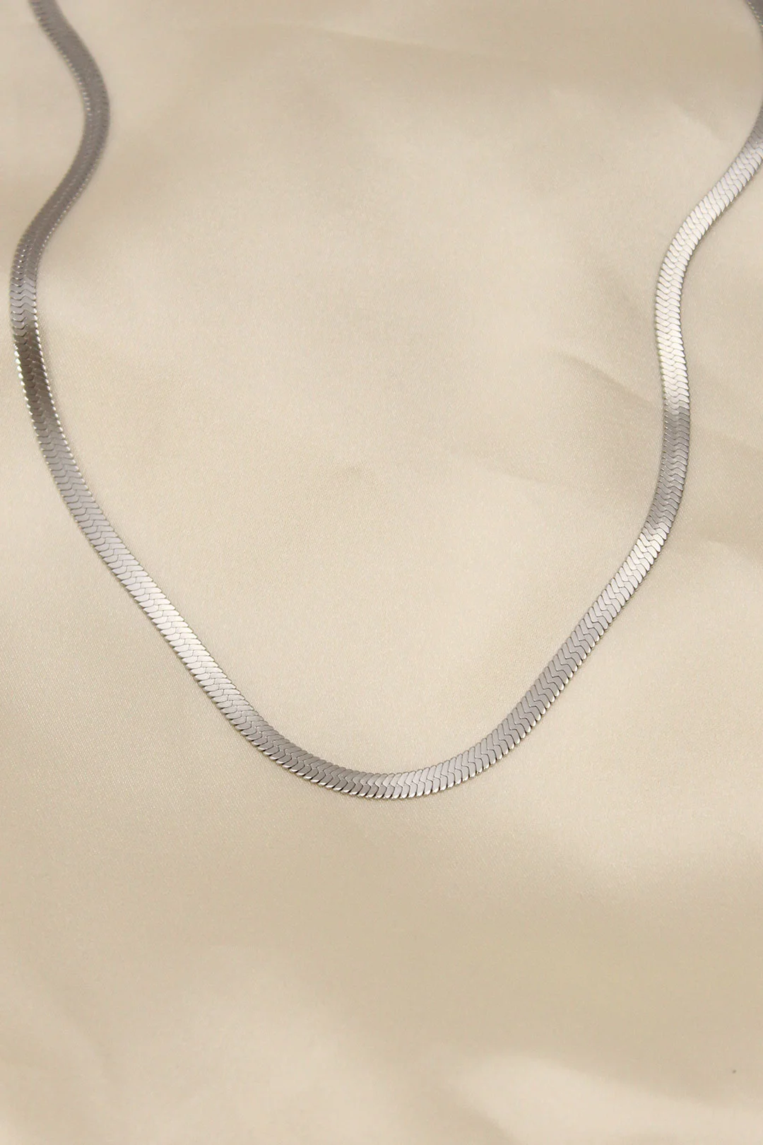 316L Çelik İtalyan Zincir Model Kadın Kolye - 45 cm Silver (Dayanıklı ve Şık)