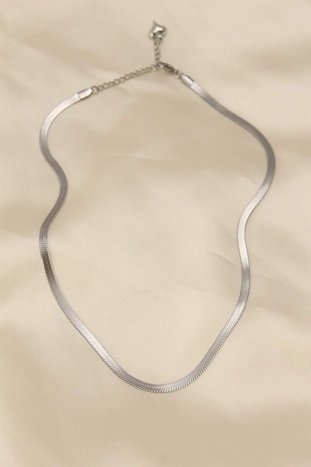 316L Çelik İtalyan Zincir Model Kadın Kolye - 45 cm Silver (Dayanıklı ve Şık)