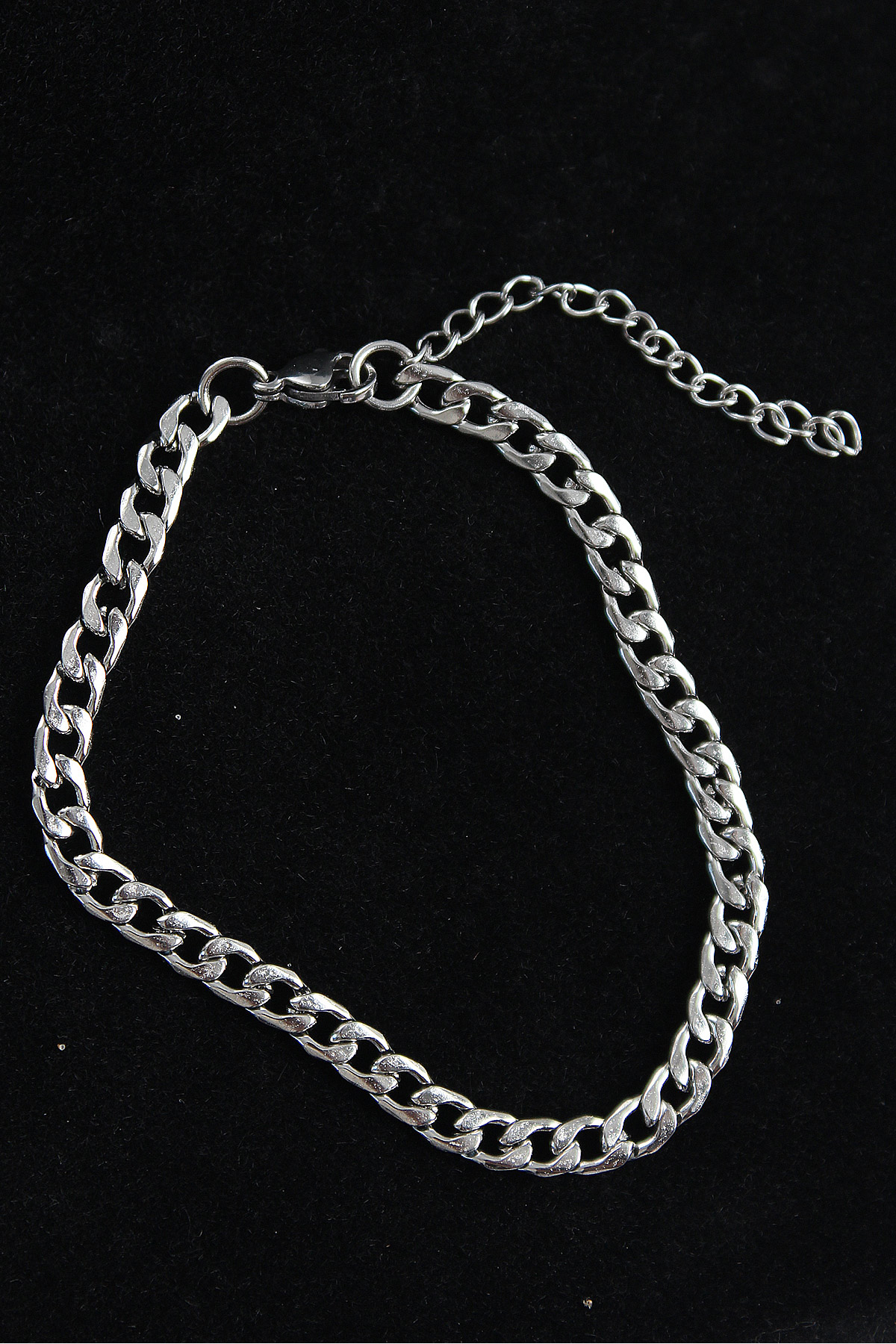 316L Çelik Klasik Model Gümüş Renk Erkek Bileklik - TJ-EB3747