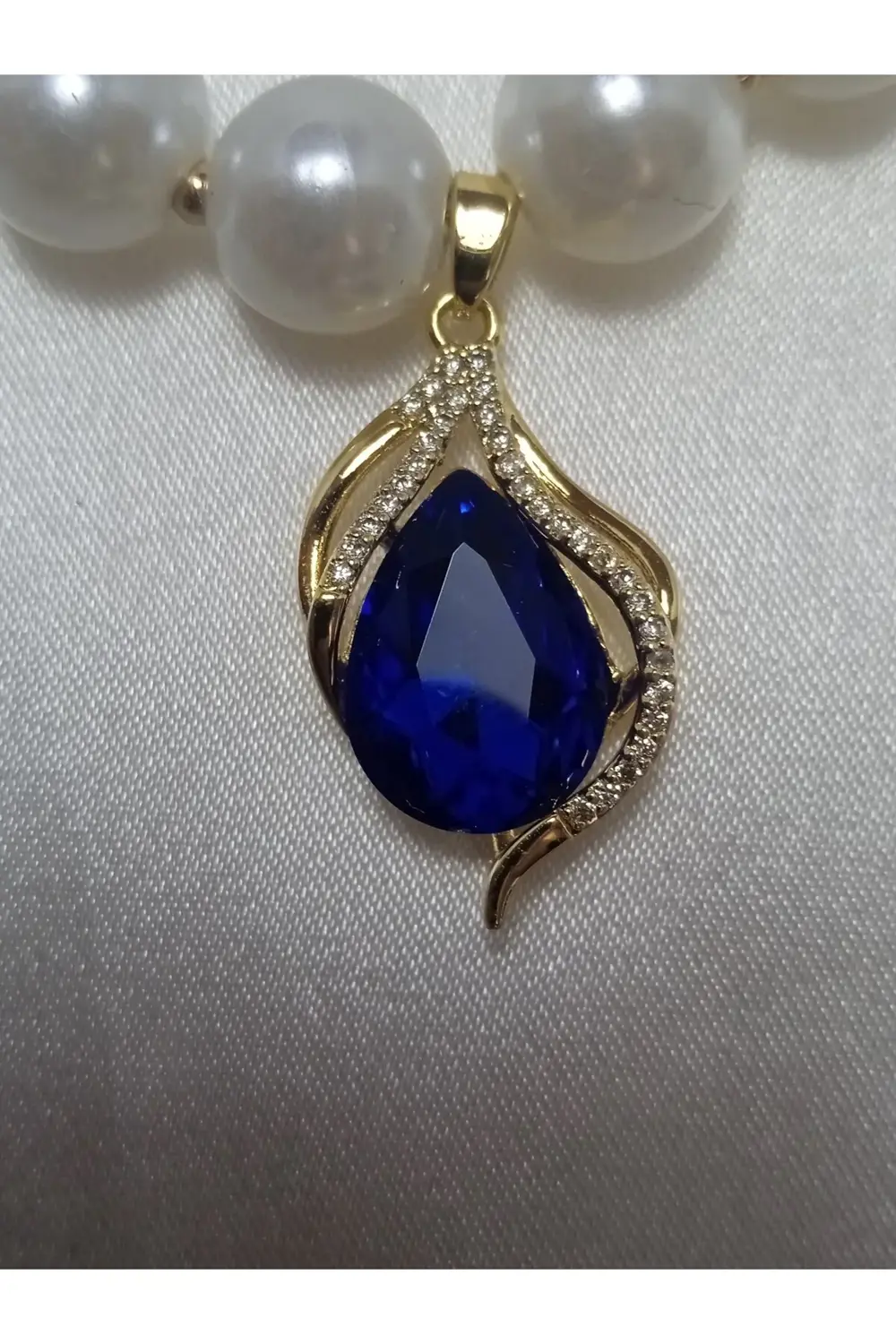 316L ÇELİK MOTİFLİ İNCİ KOLYE