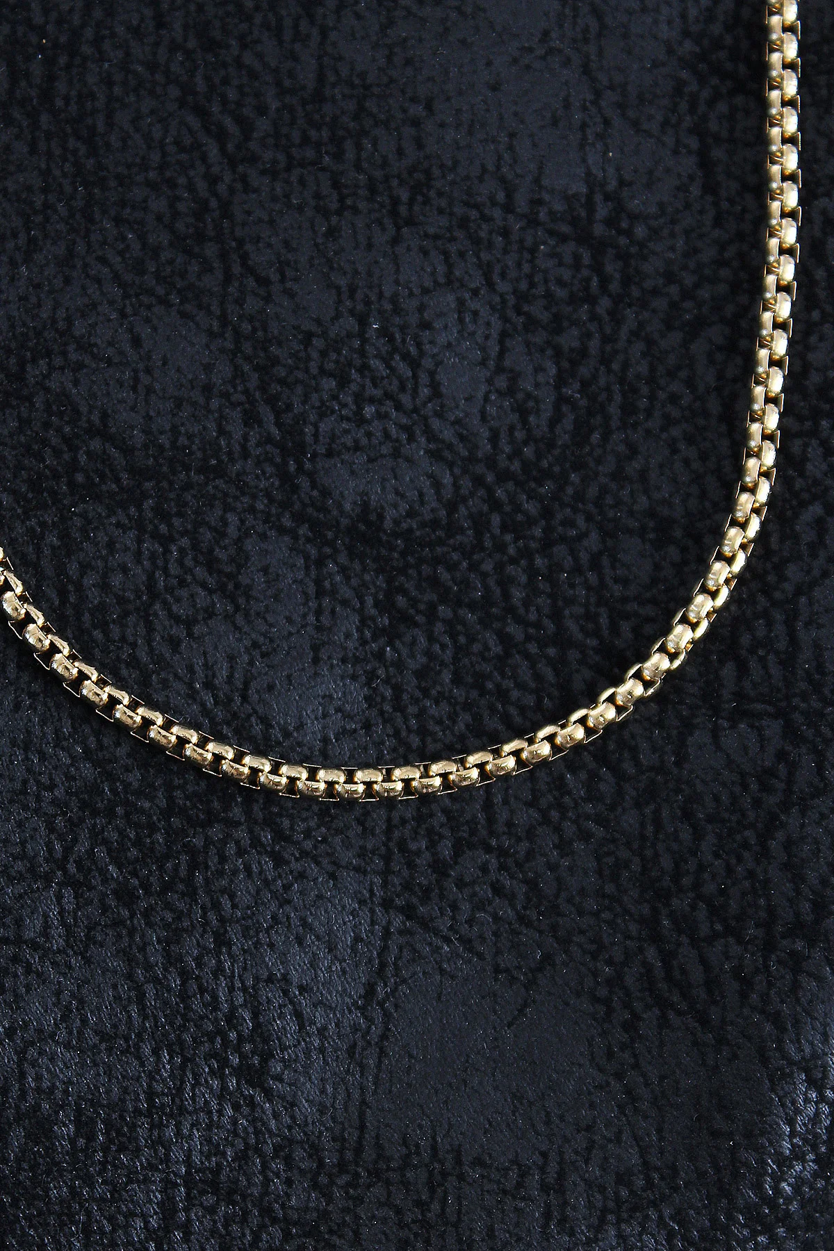 316L Çelik Örme Zincir Model Gold Renk Erkek Kolye - Lisinya