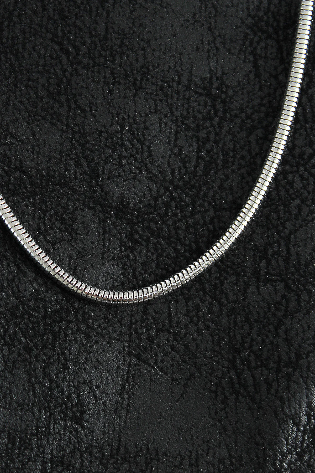 316L Çelik Oval İtalyan Zincir Model Gümüş Renk Erkek Kolye - Lis