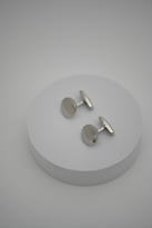 Tükkan Accessories 316L Çelik Yuvarlak Kol Düğmesi Gümüş Renk Kutulu Özel Tasarim Er