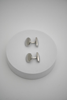 Tükkan Accessories 316L Çelik Yuvarlak Kol Düğmesi Gümüş Renk Kutulu Özel Tasarim Er