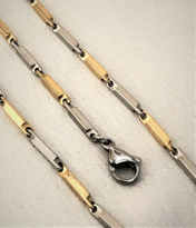 316L CERRAHİ ÇELİK GOLD/GÜMÜŞ 55 CM 2MM KALINLIK ÇELİK KOLYE-ÇKOL 316L CERRAHİ ÇELİK GOLD/GÜMÜŞ 55 CM 2MM KALINLIK ÇELİK KOLYE-ÇKOL