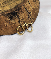316L CERRAHİ ÇELİK ARKASI KAPALI 10 MM GOLD KAPLAMA VİP SERİ HALK
