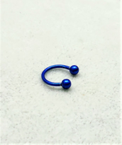 316L CERRAHİ ÇELİK PİERCİNG 10 MM KIRMIZI KAPLAMA DİŞ,DUDAK,KIKIR