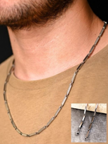 316L CERRAHİ ÇELİK 3 MM 55 CM ÇELİK KOLYE-ÇKOL81