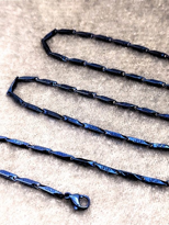 316L CERRAHİ ÇELİK 2 MM LACİVERT KAPLAMA DESENLİ VİP SERİ ÇELİK K