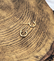 316L CERRAHİ ÇELİK ARKASI KAPALI 10 MM GOLD KAPLAMA VİP SERİ HALK