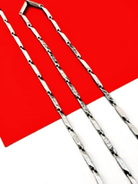 Tükkan Accessories 316L Cerrahi Çelik 3 Mm 55 Cm Çelik Kolye-Çkol95