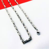 316L CERRAHİ ÇELİK 2 MM 55 CM ÇELİK KOLYE-ÇKOL92