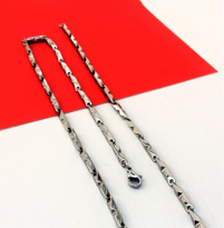 316L CERRAHİ ÇELİK 2 MM 55 CM ÇELİK KOLYE-ÇKOL92