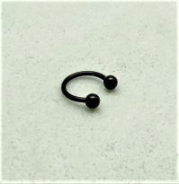 316L CERRAHİ ÇELİK PİERCİNG 10 MM KIRMIZI KAPLAMA DİŞ,DUDAK,KIKIR