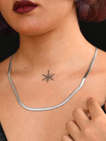 316L CERRAHİ ÇELİK GÜMÜŞ 50 CM 4 MM KALIN İTALYAN ZİNCİR-ÇKOL100